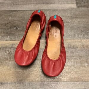 Tieks Leather Ballet Flats Foldable Size 10